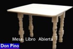 Mesa Libro - Pata Torneada