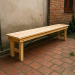 Banco pata rebatible - 2 metros 