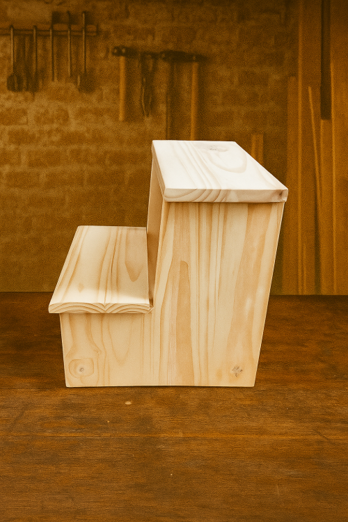 Banco escalera fijo - 2 escalones 